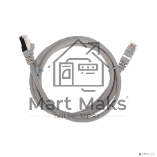 Патч-корд F/UTP Rexant cat.6, RJ45-RJ45, экранированный, 26AWG, LSZH, серый, 1.5 м