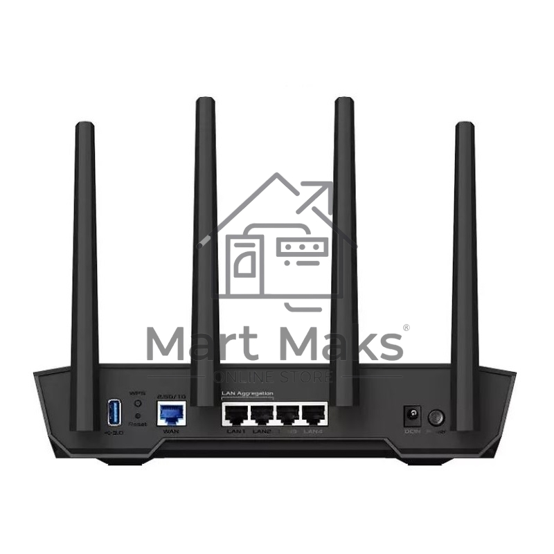 Игровой маршрутизатор ASUS TUF-AX4200/UK/13/P_EU_UK (90IG07Q0-MU9100) (90IG07Q0-MU9100)