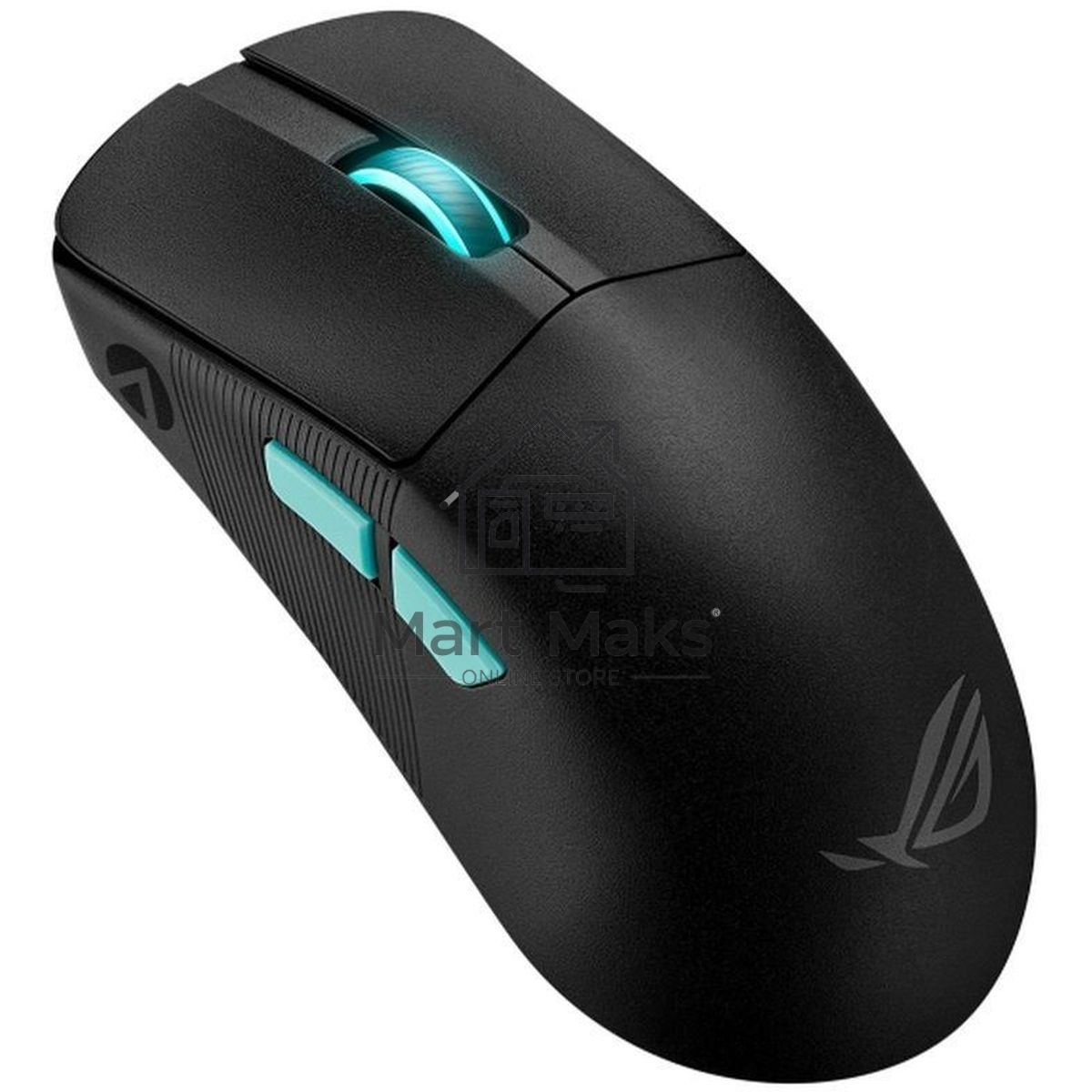 Мышь беспроводная/проводная ASUS ROG Harpe Ace Aim Lab Edition черный, 36000 dpi, радиоканал, Bluetooth, USB, кнопки - 5