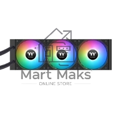 Система жидкостного охлаждения Thermaltake LA360-S ARGB Soc-AM5/AM4/1200/1700/1851 черный 4-pin 38.35dB Al+Cu LCD 360W Ret (CL-W462-PL12SW-A)