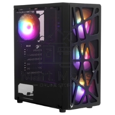 Компьютерный корпус Aerocool/Formula MANA черный без БП ATX 6x120мм 2xUSB 2.0 1xUSB 3.0 audio bott PSU