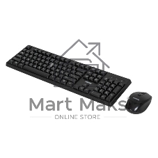 Комплект клавиатура+мышь Fusion GKIT-752 беспроводной, USB, 1000 DPI, чёрный