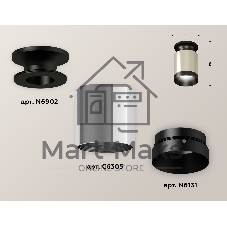 Светильник Ambrella Light XS6305062 PSL/PBK серебро полированное/черный полированный MR16 GU5.3 (N6902, C6305, N6131)