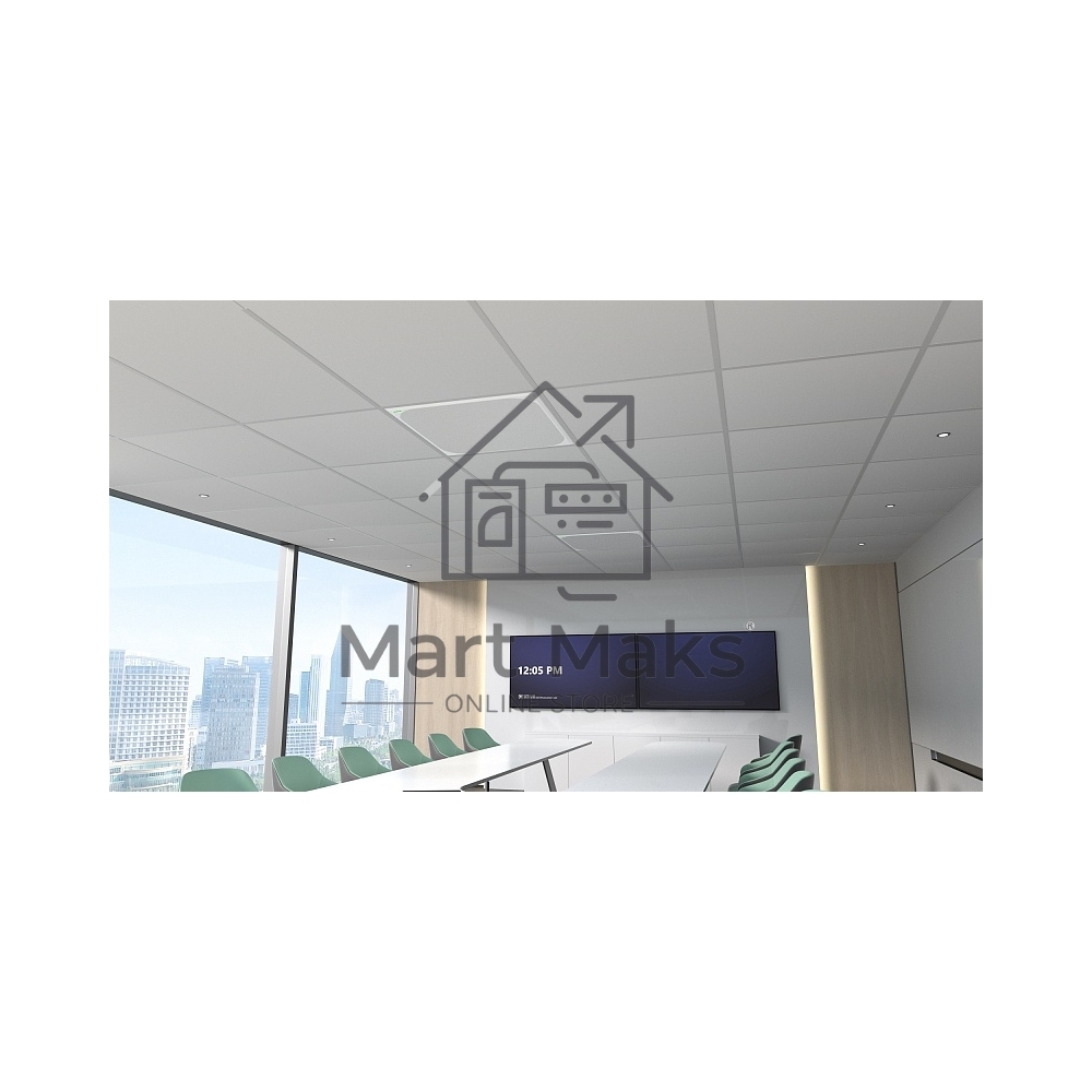 Потолочный микрофонный массив для терминалов ВКС/Yealink CM50 Premium Dante Beamforming Ceiling Microphone/2-year AMS 1303096