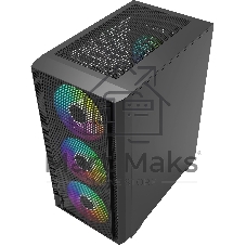 Корпус Bloody CC-124-BK, Mini-Tower, чёрный