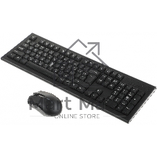 Комплект клавиатура+мышь A4Tech 3000NS беспроводной, USB, 1200 DPI, чёрный
