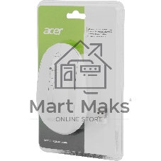 Мышь беспроводная Acer OMR308 белый, 1600 dpi, радиоканал, Bluetooth, USB, кнопки - 4