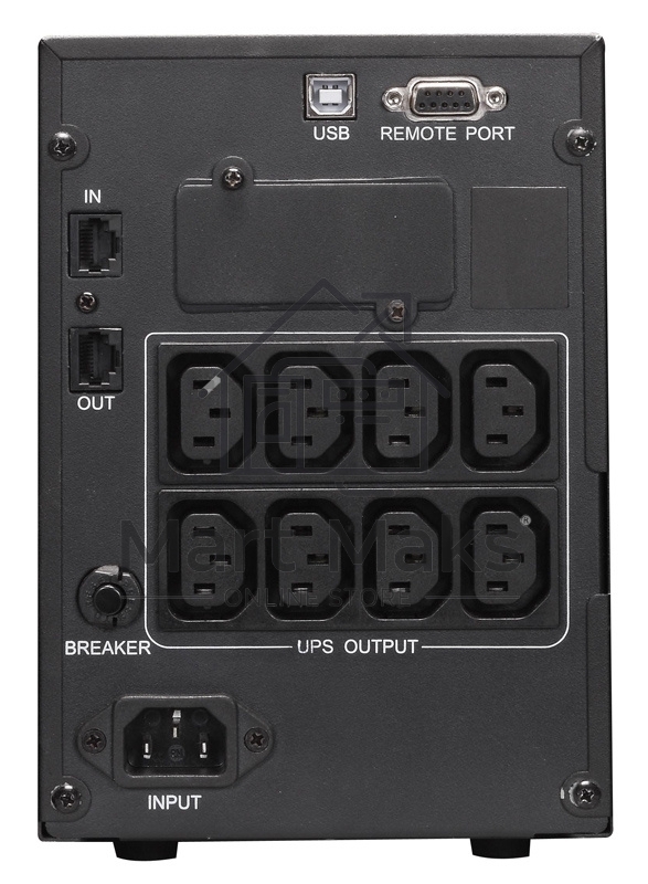 Источник бесперебойного питания Powercom Smart King Pro+ SPT-1500-II LCD 1200Вт 1500ВА черный