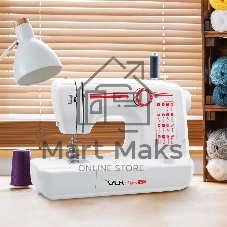 Швейная машина VLK Napoli 2600, белый, 16 видов строчки, обр. петли, авт. намотка нити, LED подсветка