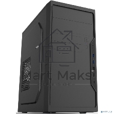 Компьютерный корпус Foxline FL-733R-FZ450R-U32C-PH mATX case, black, w/PSU 450W 12cm, w/2xUSB 2.0, w/2xUSB 3.0, w/1xType-C (USB 2.0), w/2xcombo audio, w/pwr cord, w/o FAN
