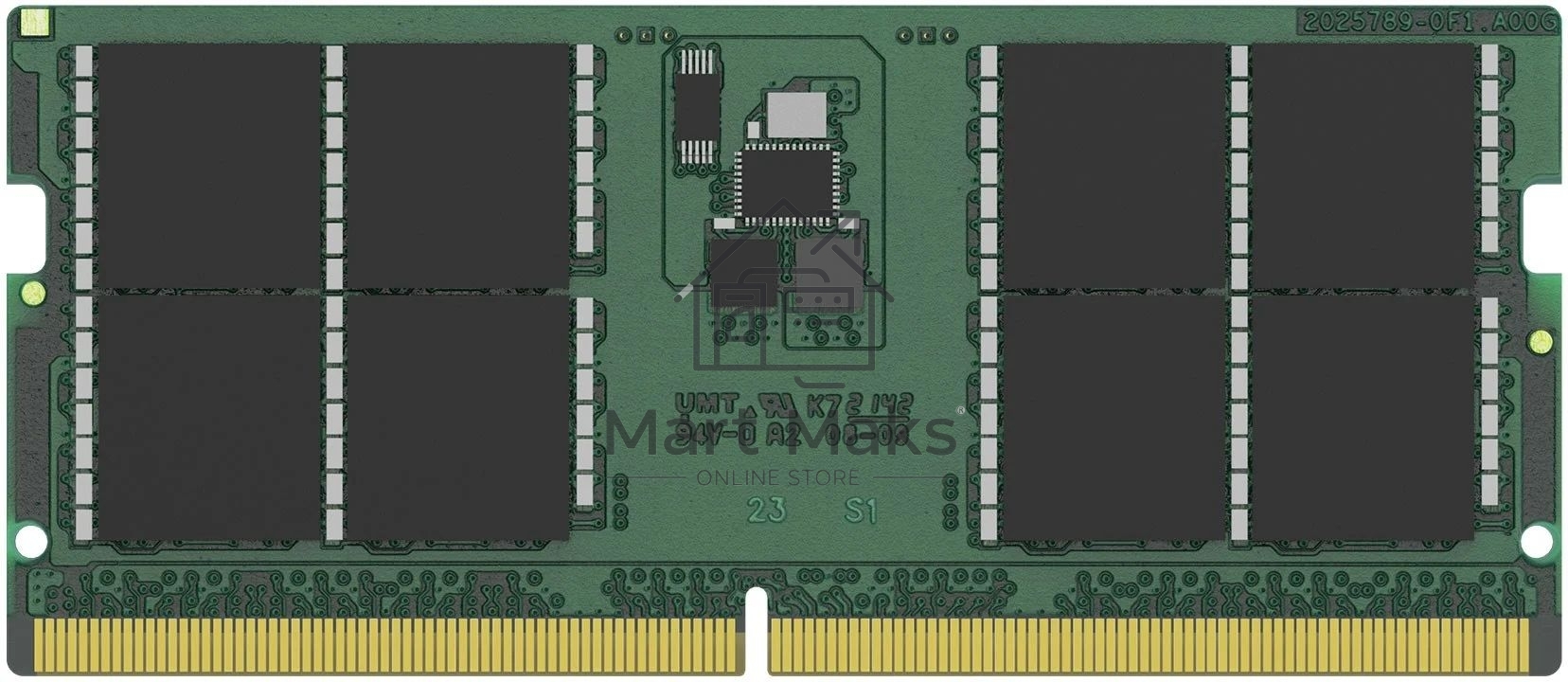 Оперативная память Kingston ValueRAM, DDR5, 32GB (1x32GB), 5600MHz, CL46, SO-DIMM