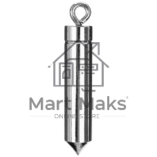Отвес Matrix цилиндрический, 100 г, шнур 5 м