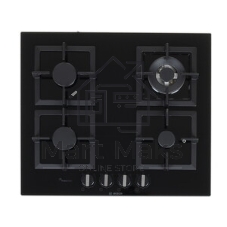 Газовая варочная панель Bosch PPH6A6I40O 5.8x59x52 см, WOK, закаленное стекло, независимая, черная