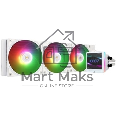 Водяное охлаждение для процессора Thermalright Grand Vision 360 (360mm, LED, White, ARGB/Fans: 3x120mm, 80.45CFM, 29.4dBA, 2150RPM/Pump height 72.5mm, 6400RPM, Rad thickness 27mm/S: 1700, 1200, 1851, 115X, 2011, 2066, AM5, AM4)