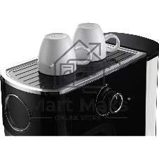 Кофеварка рожковая Korting KCM 1002 EN черный, молотый, 1.2 л, 1350 Вт, 20 бар