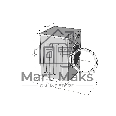 Стиральная машина Korting KWD 53IT14107 белый, загрузка фронтальная 10 кг, 1400 об/мин, класс A