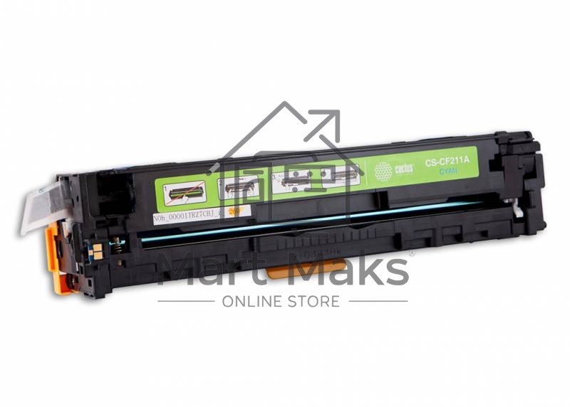 Картридж лазерный Cactus CS-CF211A голубой (1800 стр.) для HP LaserJet Pro 200 M251/M276