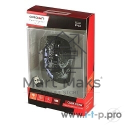 Мышь беспроводная Crown CMM-930W черный, 1600 dpi, радиоканал, USB, кнопки - 4