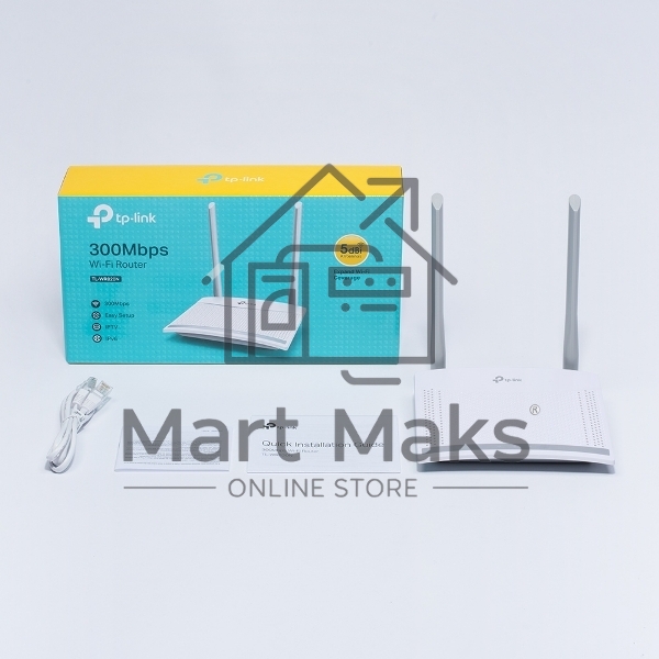Роутер беспроводной TP-Link TL-WR820N N300 10/100BASE-TX белый