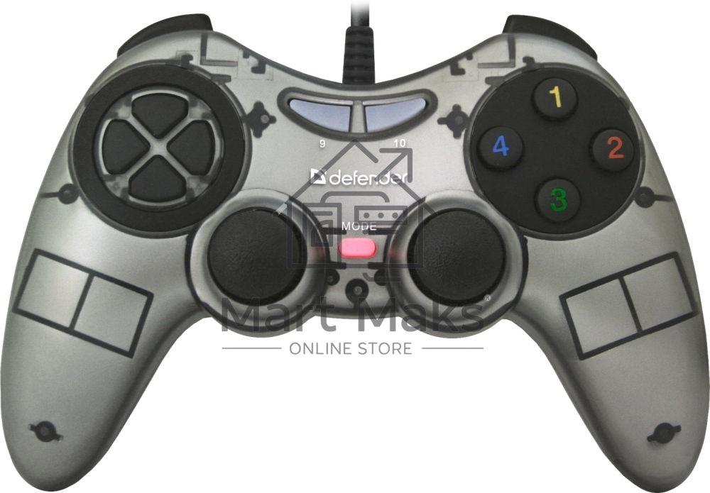 Геймпад Defender Zoom USB Xinput, 10 кнопок, 2 стика
