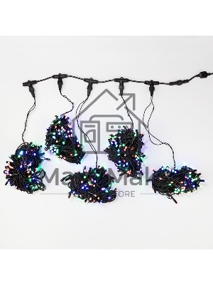 Гирлянда Neon-night LED ClipLight 24V, 5 нитей по 20 метров, цвет диодов мульти