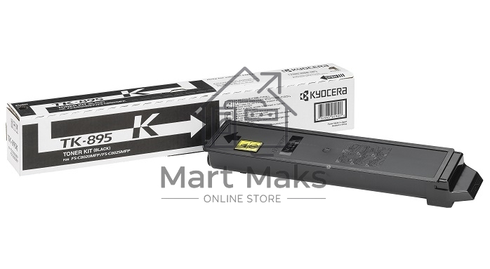Картридж лазерный Kyocera TK-895K (1T02K00NL0) черный для FS-C8020MFP/C8025MFP/FS-C8520MFP/C8525MFP 12000 стр