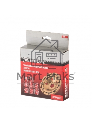 Чашка алмазная Matrix зачистная, 115 мм, двухрядная