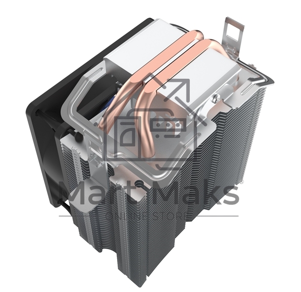 Кулер PCCooler S93 V2 S775/115X/AM2/AM3/AM4/FM1/FM2 (40 шт/кор, TDP 102W, вент-р 90мм, 2 тепловые трубки 6мм, 2200RPM, 22dBa)