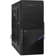 Компьютерный корпус ExeGate EX284018RUS Minitower BA-201 Black, mATX, (AA350, 80мм), 2*USB, Audio
