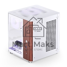 Компьютерный корпус без блока питания Case JONSBO TK-0 белый, Desktop SFF, TG, no fan, 1xUSB-A 3.2 + 1xUSB-C 3.2, SFX PSU Support, mITX белый