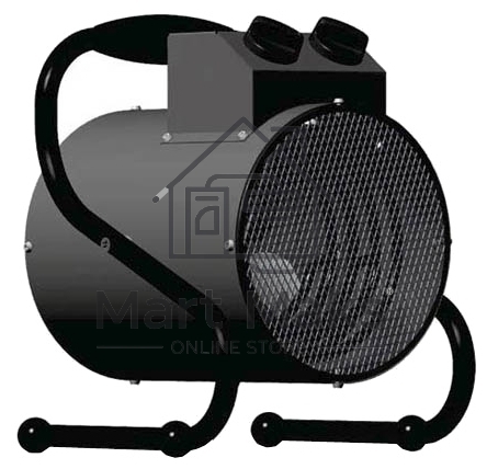 Тепловая пушка ZILON МИНИ-С ZTV-2С NI  2000Вт 9.5А 260м3/ч 250х315х245мм черный