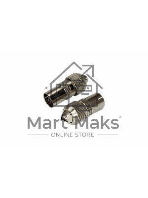 Разъем гнездо TV без пайки Металл 