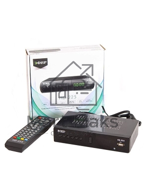 Ресивер эфирный цифровой DVB-T2/C HD HD-225 метал, дисплей DOLBY DIGITAL, Эфир