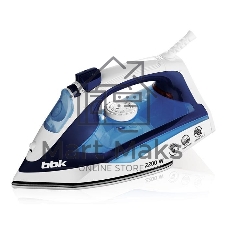 Утюг BBK ISE-2201 темно-синий, 2200 Вт, 30 г/мин, 100 г/мин, 270 мл