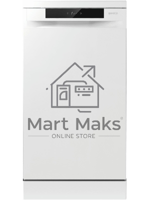 Посудомоечная машина, Gorenje GS531E10W, белая с черным, 44.8 см, 9 компл., 47 дБ, класс A++