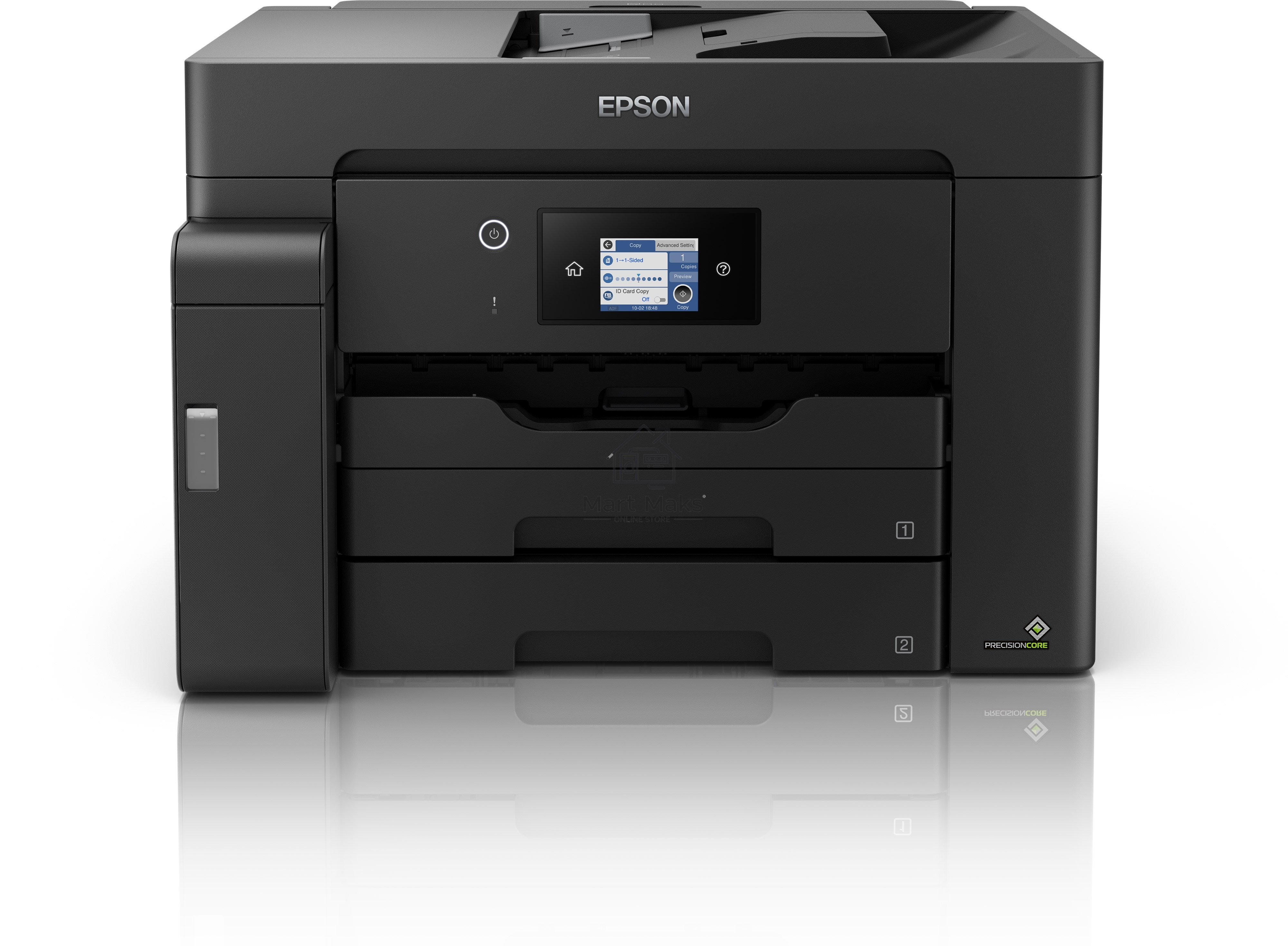 МФУ струйный Epson M15140 (C11CJ41404), A3+, ч/б, печ. до 25 стр/мин., скан. до 26 стр/мин., 2400 x 4800 dpi (печать) 1200x2400dpi (скан.), USB, RJ-45, Wi-Fi