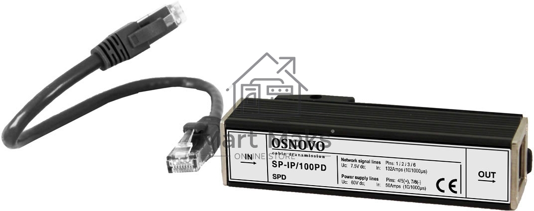 Грозозащита Osnovo SP-IP/100PD