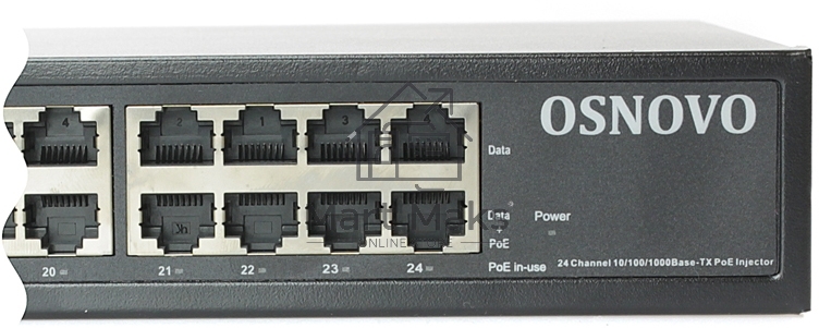 Инжектор POE Osnovo Midspan-24/370RG (упак.:1шт)