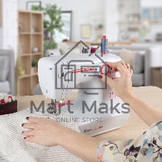 Швейная машина VLK Napoli 2600, белый, 16 видов строчки, обр. петли, авт. намотка нити, LED подсветка