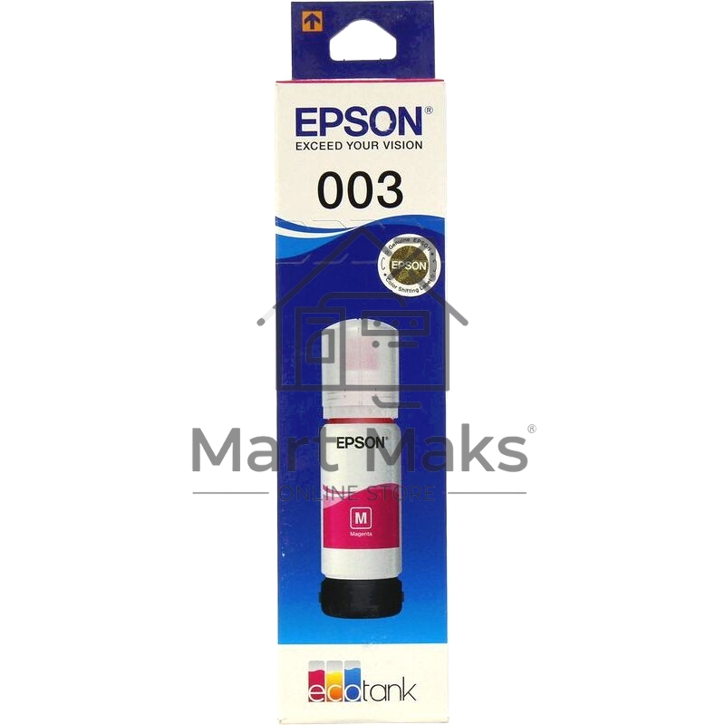 Чернила EPSON C13T00V398 пурпурный (65 мл) для L11050, L1110, L1210, L3101, L3110, L3156, L3210, L3215, L3216, L3250, L3256, L3258, L3260, L3550, L3556, L5290