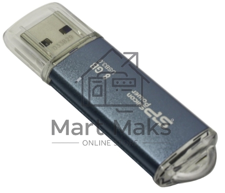 Флешка USB R/W Silicon Power R/W 8Gb Marvel M01 SP008GBUF3M01V1B USB3.0 синий