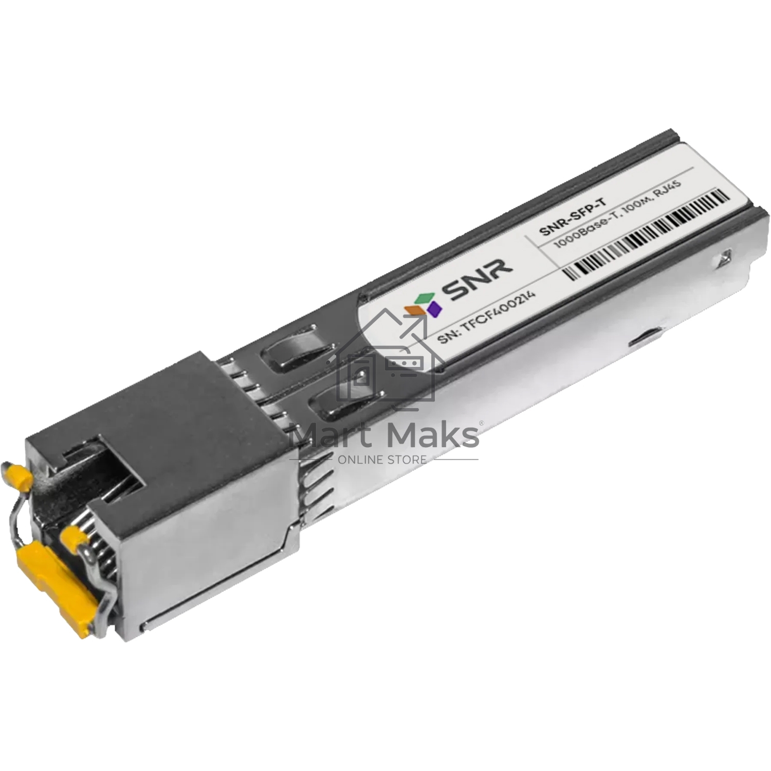 Модуль SNR Оптический модуль SFP-T, 10/100/1000Base-T (1 GbE), UTP, RJ45, up to 100m