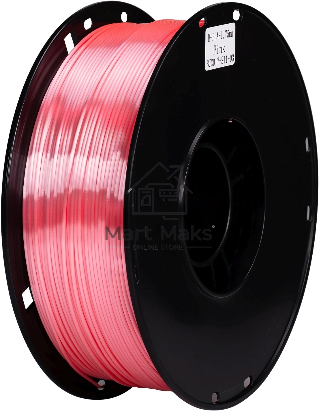 Пластик для принтера 3D Cactus CS-3D-PLA-1KG-S-PINK PLA SILK d1.75мм 1кг L326м 1цв.