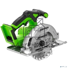 Циркулярная пила аккумуляторная GreenWorks GD24CS165, 24V, бесщеточная, 57 мм, без АКБ и ЗУ (1501607)