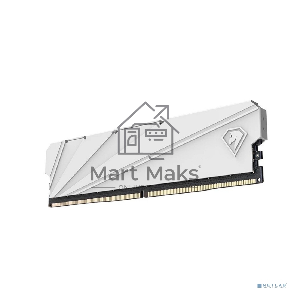 Оперативная память NETAC Shadow S, DDR4, 32Gb (2x16 GB), 3200 MHz, CL16, DIMM, радиатор, белый