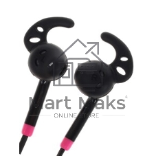 Проводные наушники Smartbuy Fit SBH-410 черный/розовый, внутриканальные, Jack 3.5 мм