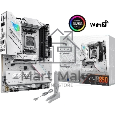 Материнская плата ASUS ROG STRIX B850-A GAMING WIFI, AM5, AMD B850, 4xDDR5, 2xSATA, 4xM.2, 1xPCIe 5.0 x16, 1xPCIe 4.0 x16, 1xPCIe 4.0 x4, DisplayPort, HDMI, 1x2.5Gb LAN, USB Type-C, 3x3.5 мм, 7.1, ATX