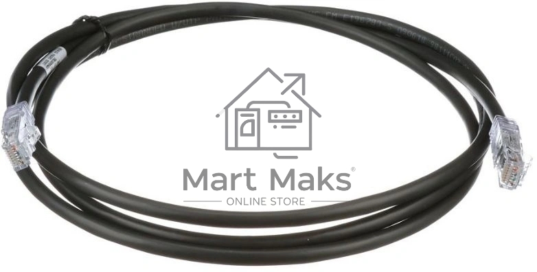 Патч-корд Panduit UTP6AX3MBL UTP вилка RJ-45-вилка RJ-45 кат.6А 3м черный ПВХ