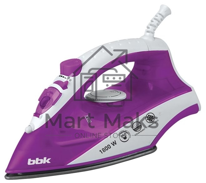 Утюг BBK ISE-1802 фиолетовый