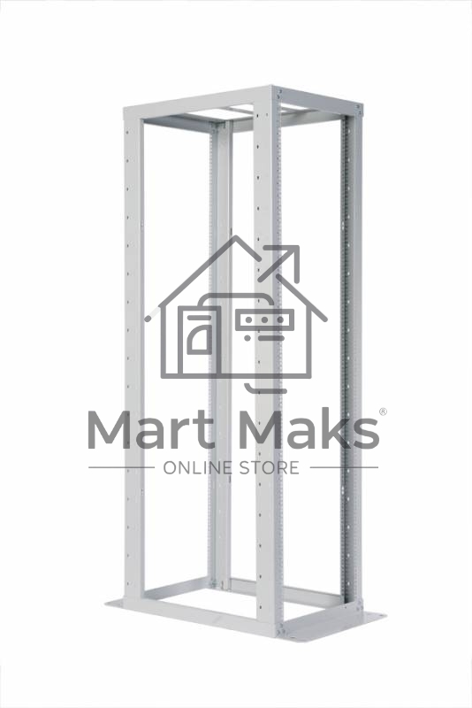 Стойка двухрамная ЦМО СТК-С-42.2.750 42U 560ммX1035мм направл.закл.гайки 400кг серый